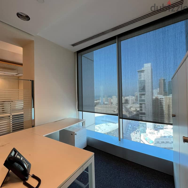 Half a commercial floor for rent in sharq Block 7 6