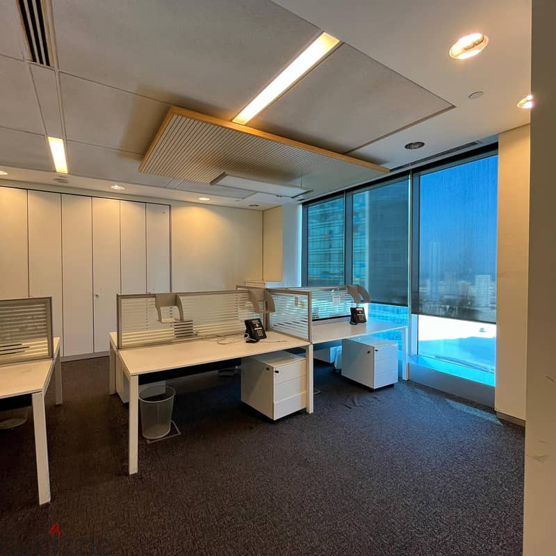 Half a commercial floor for rent in sharq Block 7 7