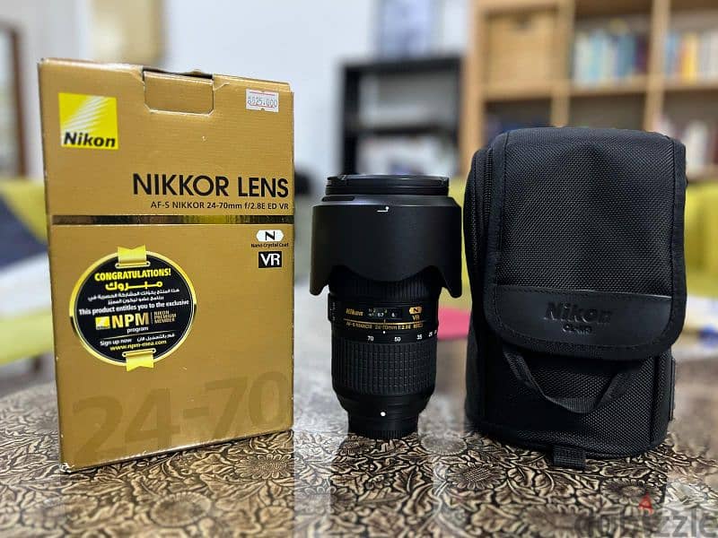 Nikon AF-S 24 to 70 mm F/2.8E ED VR 1