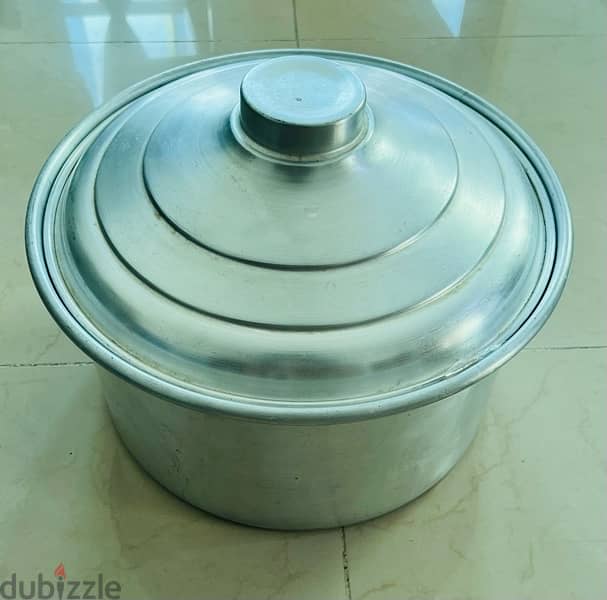 7 x Aluminium Cooking Pot with Lid | قدر ألومنيوم 2