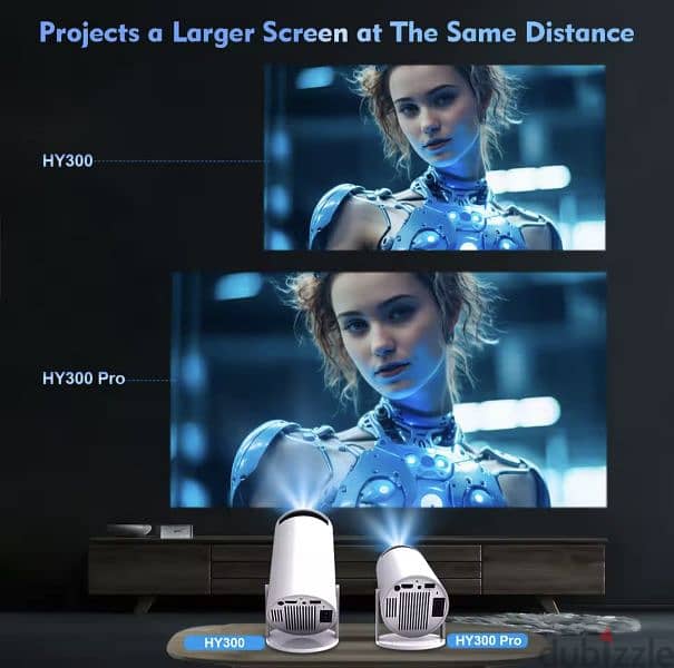 Magcubic Projector Android 11 4K 1280*720P HY300 Dual Wifi 4