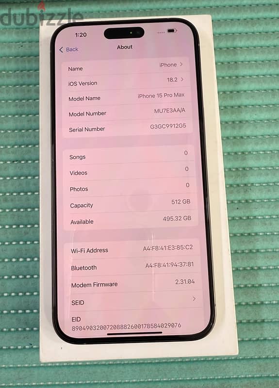 iPhone 15 Pro Max 512 gb Natural titanium Used! 6