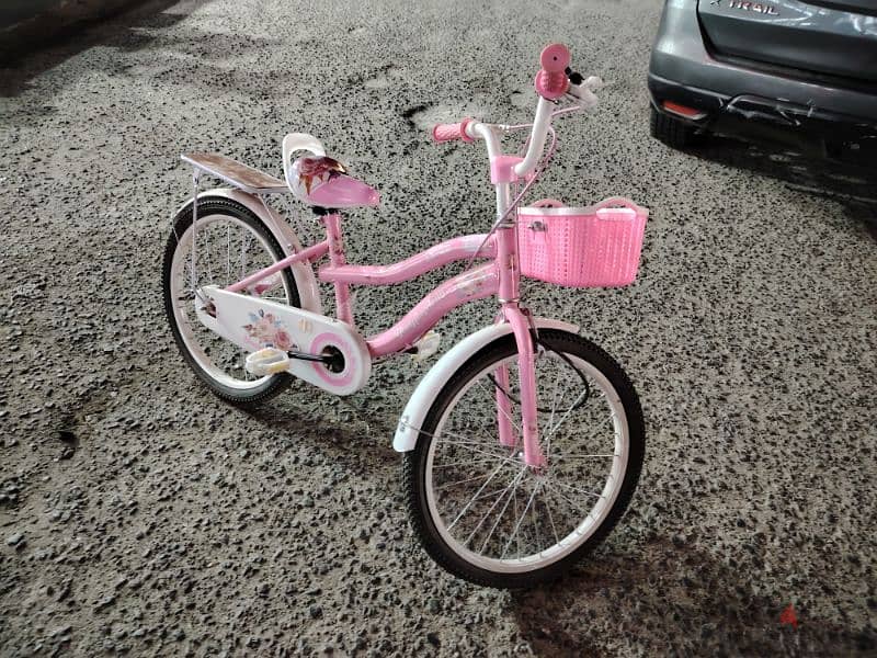 Charming Pink Kids' Bicycle with Basket – Perfect for Girls! 0