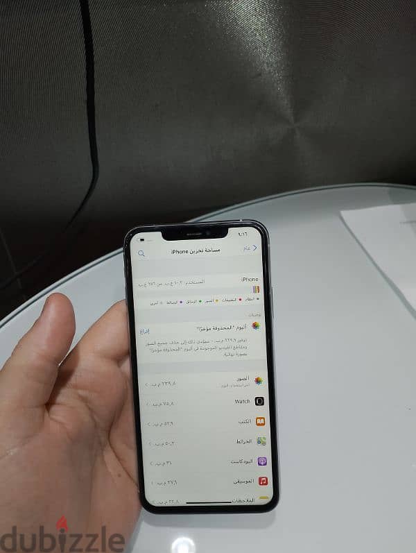 ايفون 11pro max جيجا 256 بطاريا 87% 6