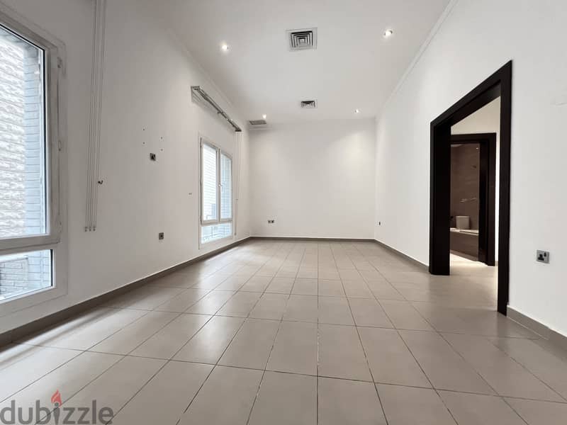 Mangaf – bright, spacious, unfurnished three bedroom floor 4