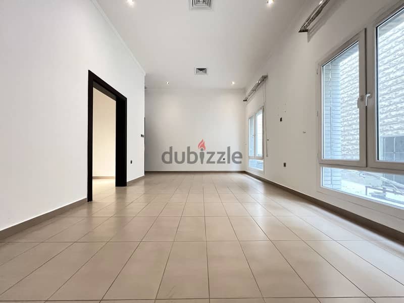 Mangaf – bright, spacious, unfurnished three bedroom floor 6