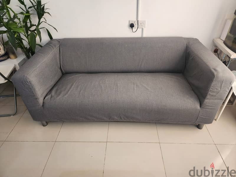 3 + 2 seater sofa with leather upholstery 1