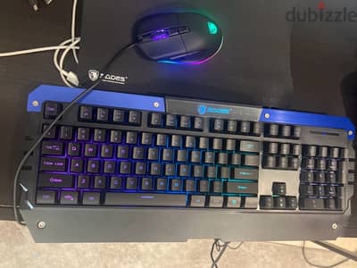 keyboard and mouse with  mouse pad