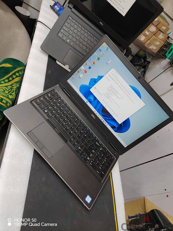 dell precision core i7 HQ 9 generation Ram 16 Hard ssd ديل جيل تاسع 0