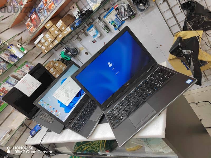 dell precision core i7 HQ 9 generation Ram 16 Hard ssd ديل جيل تاسع 4