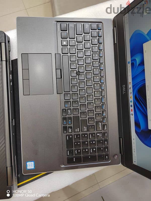 dell precision core i7 HQ 9 generation Ram 16 Hard ssd ديل جيل تاسع 9