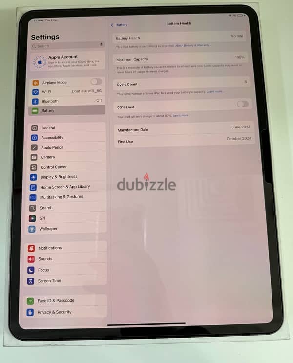 Apple iPad Pro 13”M4 256 GB WiFi Black Used! 7