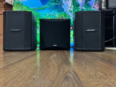 Two Bose S1 Pro with Yamaha Sub