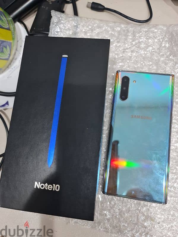 samsung note 10 256 giga like new with box 3