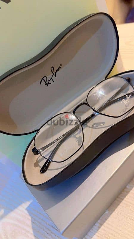 Original Frame Rayban eyeglass  أصلي مع الكفاله إطار ريبان طبي 2