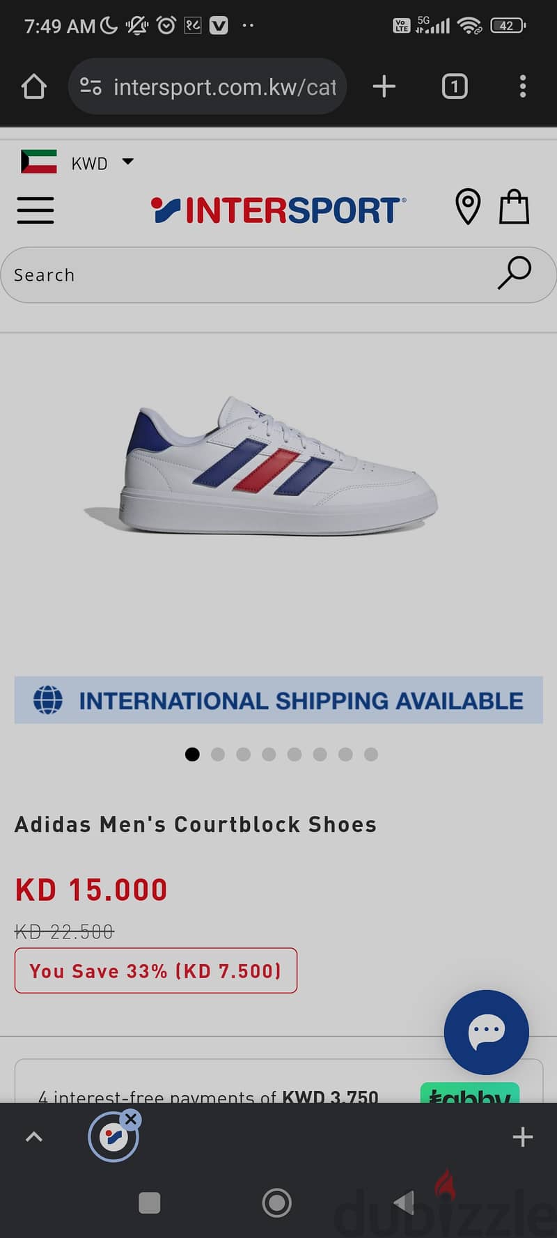 Adidas Men's Courtblock Shoes 2.0 Just Wore 1 Time  A Bit Tight For M 3