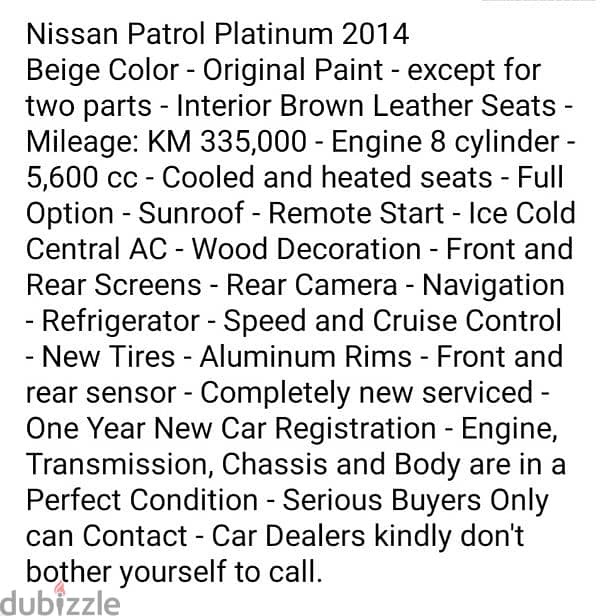 Nissan Patrol Platinum 2014 12