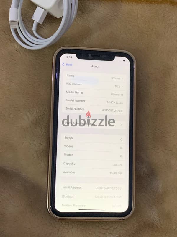 iPhone 11 . . 128gb battery 100% display change only all working 9