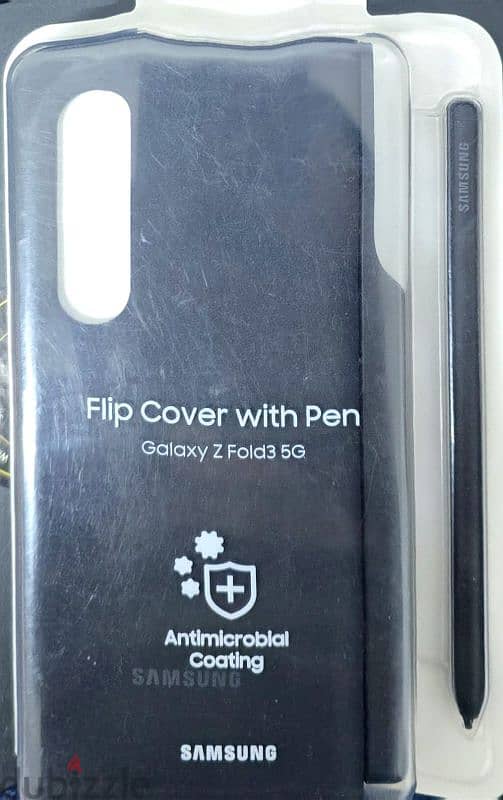 Cover With S Pen for Samsung Fold 3 & Samsung Adapter 25W Black 1