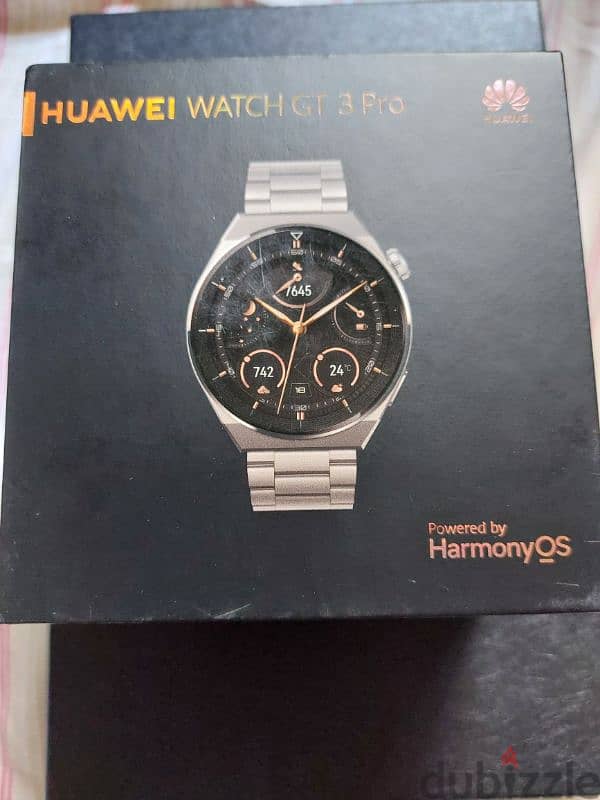 huawei watch GT-3 pro titanium, very light used,excellent condition 2