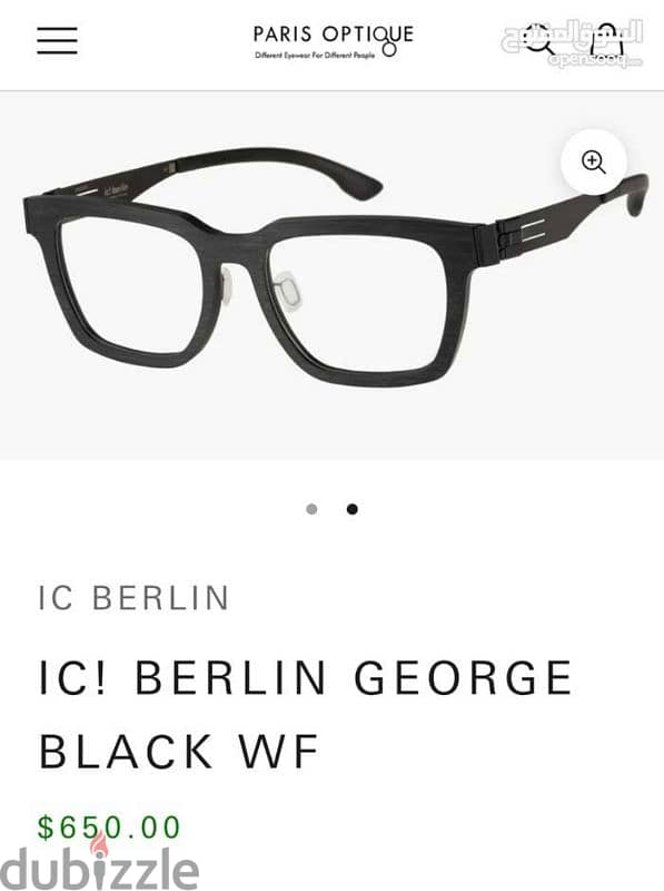 ( ic ! Berlin george ) origenal glasses like new 3