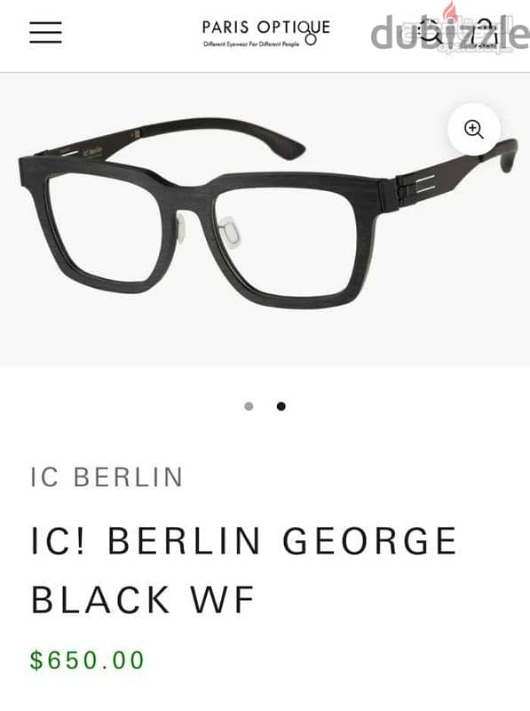 ( ic ! Berlin george ) origenal glasses like new 1