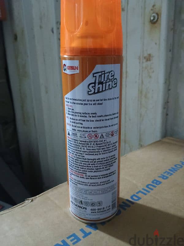 Getsun Tire Shine Spray 1