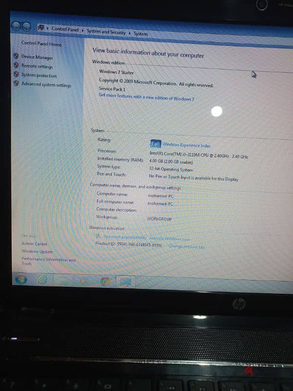 labtop core i3 hard 500 gb very good condition 6