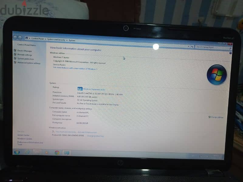 labtop core i3 hard 500 gb very good condition 7