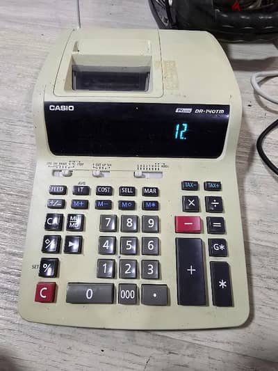 casio electric calculator receipt printer