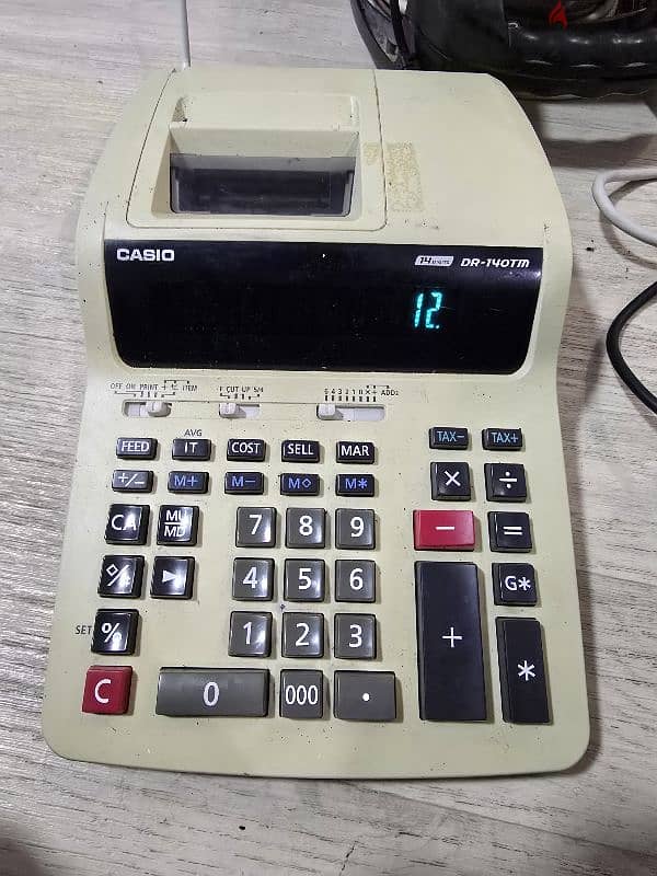 casi9 electric calculator receipt printer 0