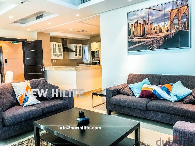 SEA VIEW FULL FLOOR FURNISHED 2 BEDROOM APARTMENT IN FINTAS 0