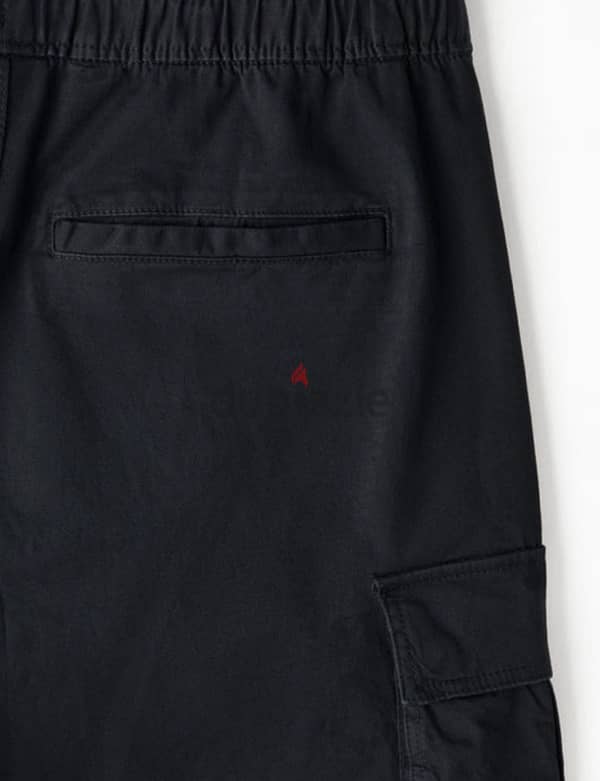 H&M black cargo pants 3