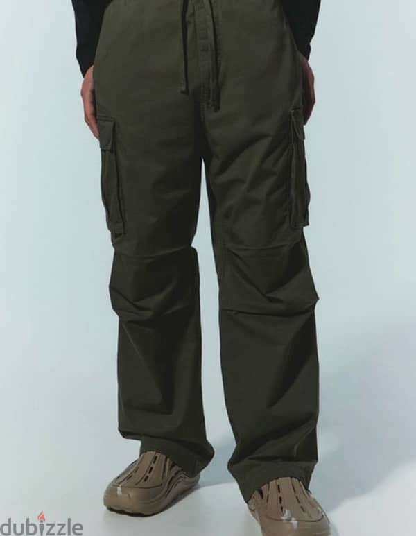 H&M Army green cargo pants 0