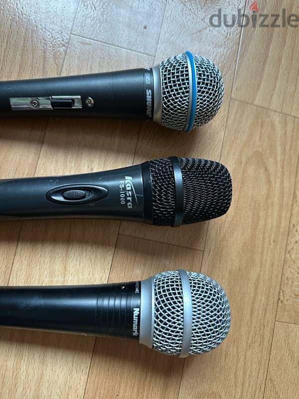 shure sm58,numark wm200,masrafa-1000 0