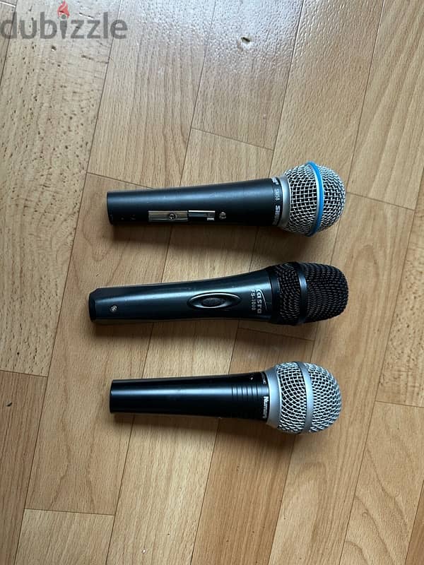 shure sm58,numark wm200,masrafa-1000 1