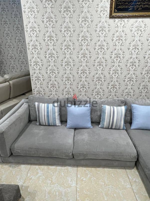 Sofa Grey L shape 1