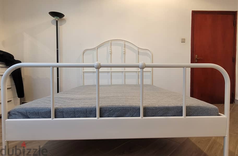 IKEA SAGSTUA Bed Frame with VADSÖ Spring Mattress – 160x200 cm 1