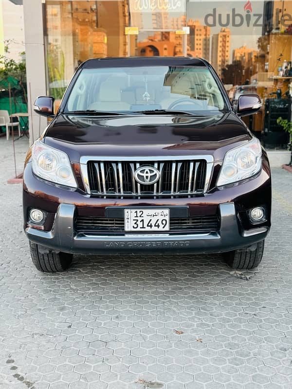 Toyota Prado 2013 full option with sunroof, less driven 54000 kms only 0