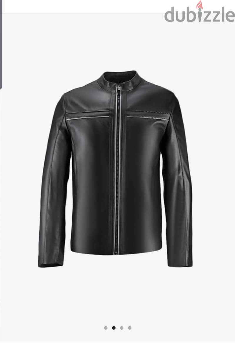 Premium natural leather coat with affordable price and fast shipping 2