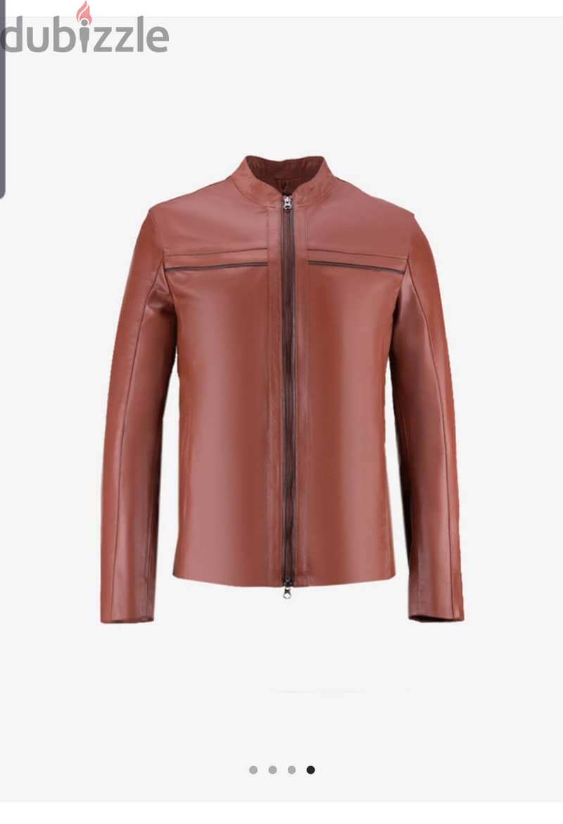 Premium natural leather coat with affordable price and fast shipping 3