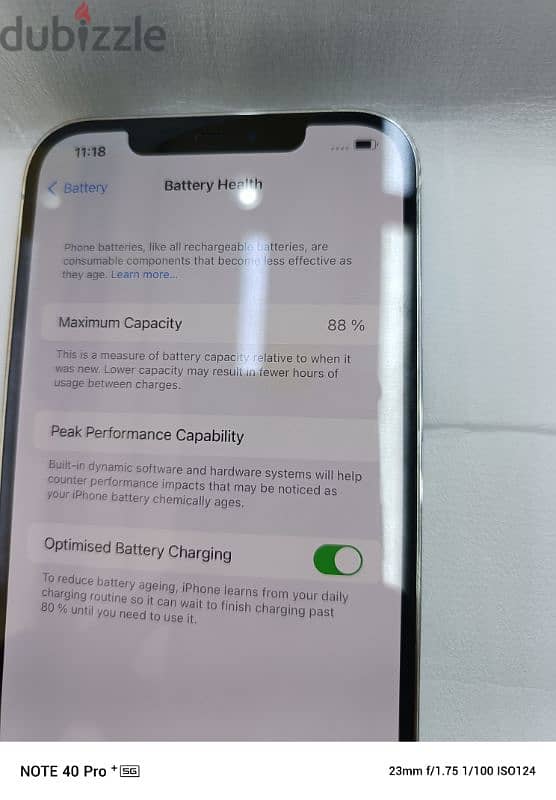 I phone 12pro max 256 88 battery very good condition 7