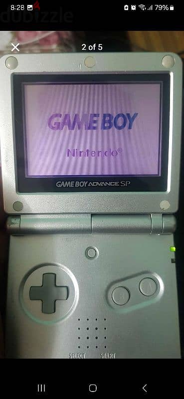 Nintendo gameboy advance sp with game for sale