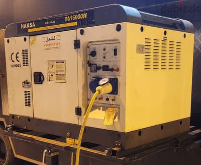 Hansa Diesel Generator HG16000SE – 15 kVA, Excellent Condition