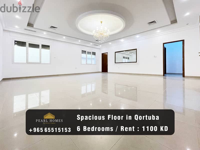 Spacious Floor for Rent in Qortuba 0