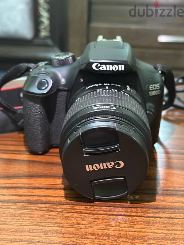 canon camera eos 1300d + extra lance +extra bag 2