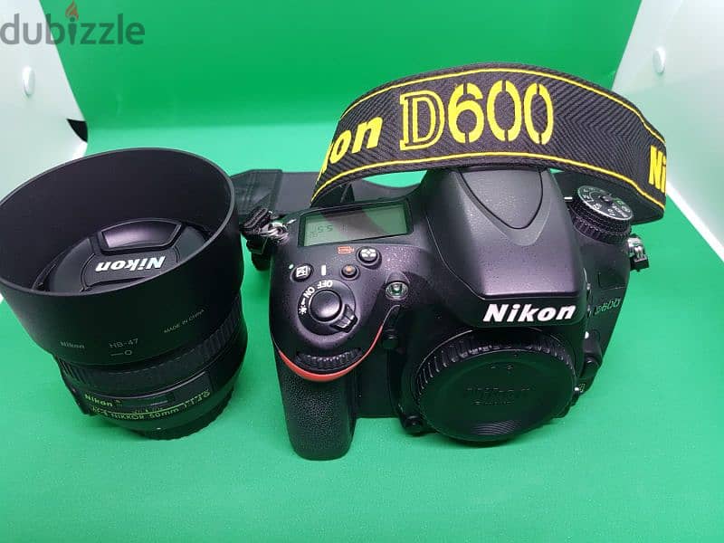 NIKON D600 WITH LENS 50MM 1.4 G 3