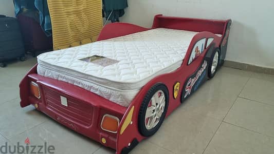 Single Bed 200x90 cm. with mattress