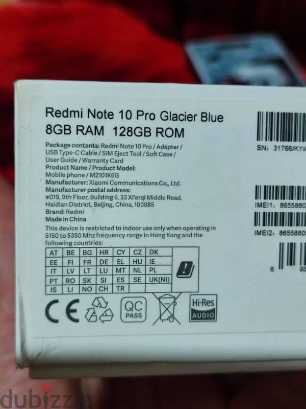 Redmi note 10 pro 8/128 GB 1