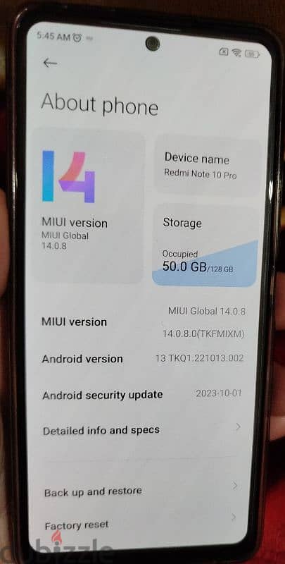 Redmi note 10 pro 8/128 GB 8